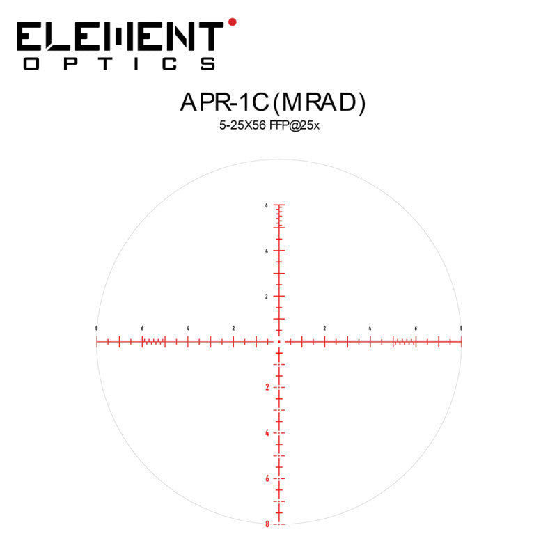 ELEMENT OPTICS TITAN 5-25X56 FFP