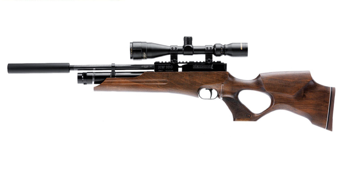 Weihrauch HW100X KT Walnut Thumbhole Carbine