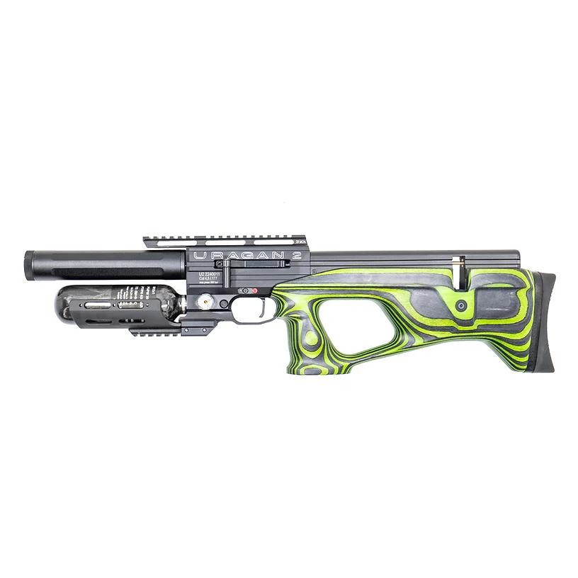 AGT URAGAN 2 Compact Green Laminate Bullpup PCP Air Rifle