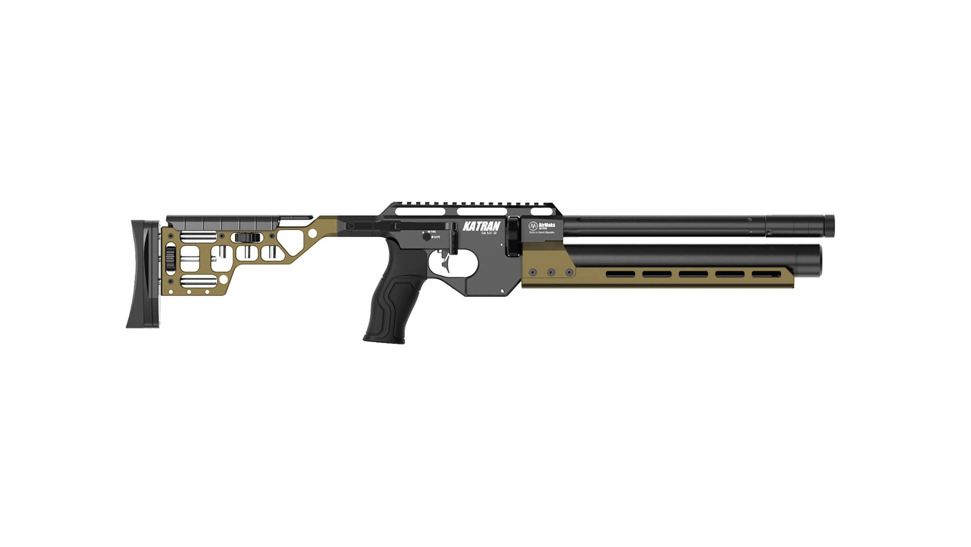 AirMaks Katran Pro Compact (Sub-12) - Olive Cerakote