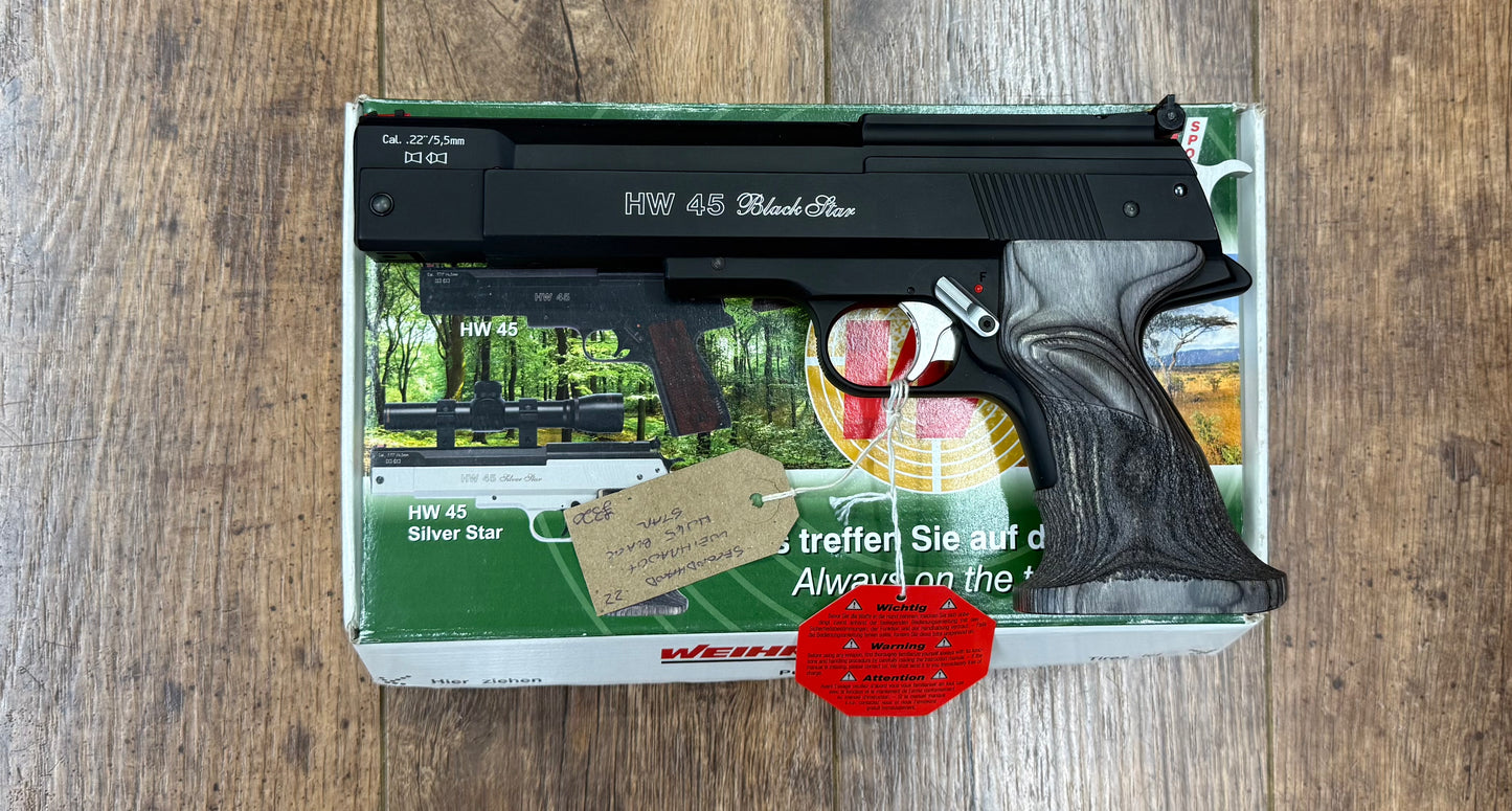 Second hand Weihrauch Hw45 black star 10047