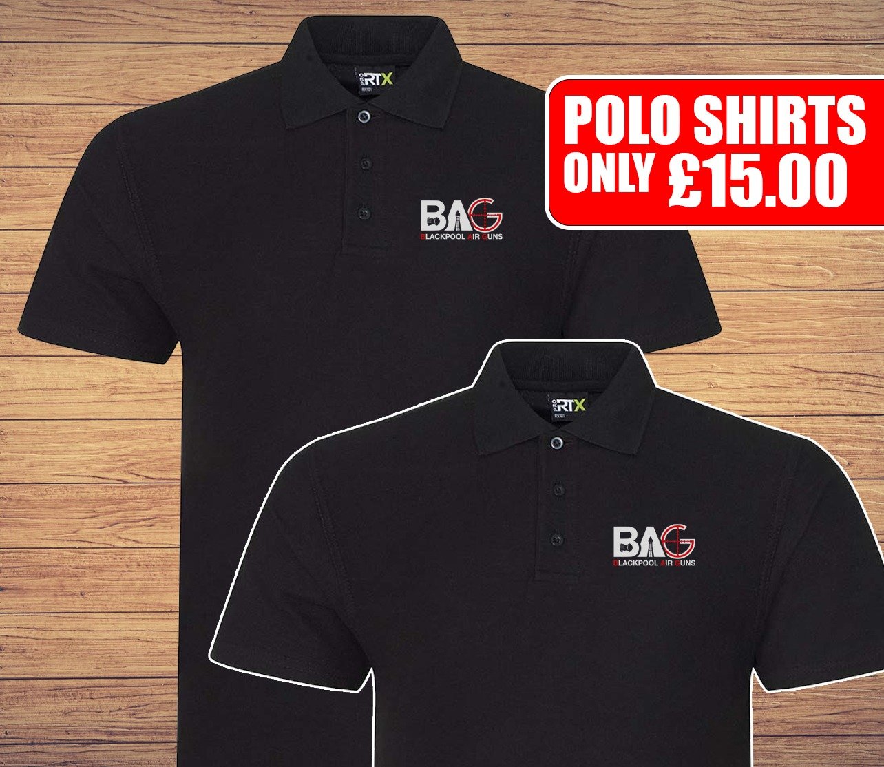 New in stock BAG t shirts hoodies & gilets