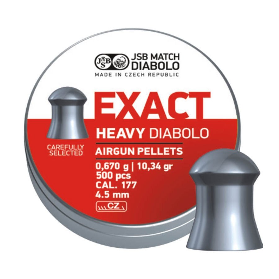 JSB Exact Heavy Diabolo .177 pellets x500