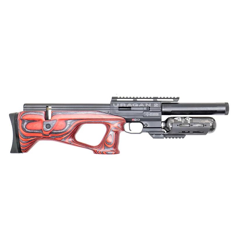 AGT URAGAN 2 Compact Red Laminate Bullpup PCP Air Rifle