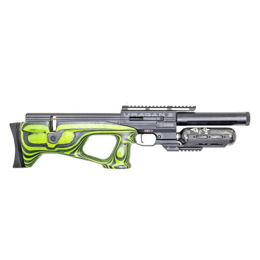 AGT URAGAN 2 Compact Green Laminate Bullpup PCP Air Rifle