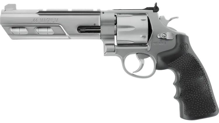Smith & Wesson 629 Competitor 6" 4.5 mm (.177) BB, CO₂, < 3.0 J, steel finish.