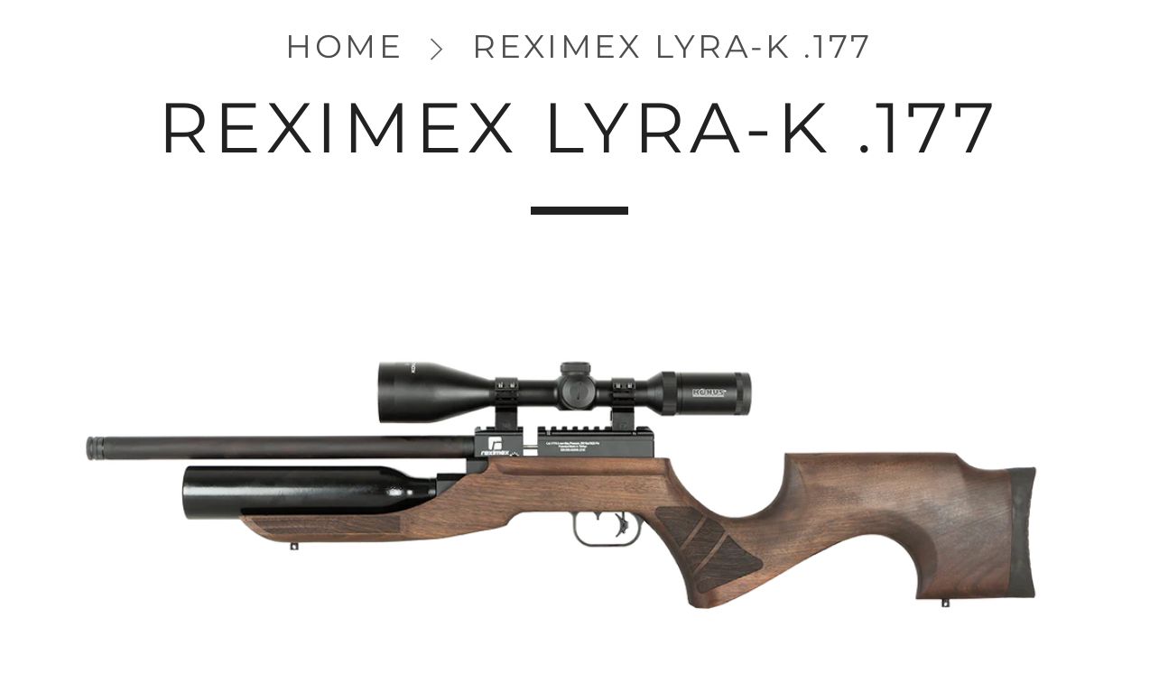 New REXIMEX LYRA-K .177 & .22