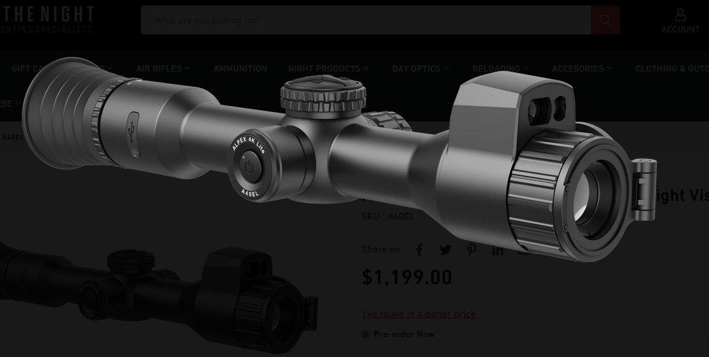 HIKMICRO ALPEX LITE **now taking pre orders**