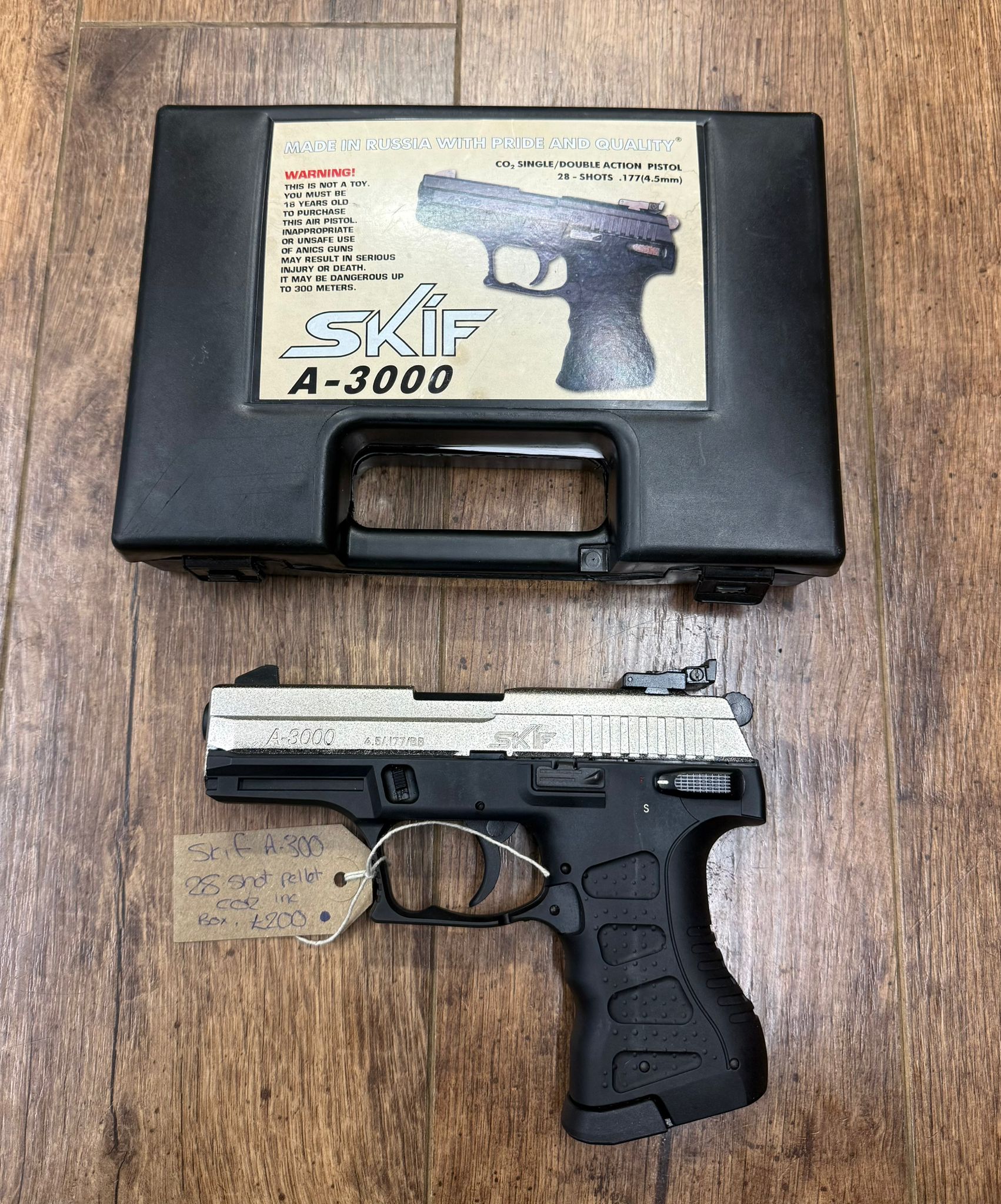 1213 – Item number 1213 Second hand .177 CO2 SKIF A-3000 Boxed