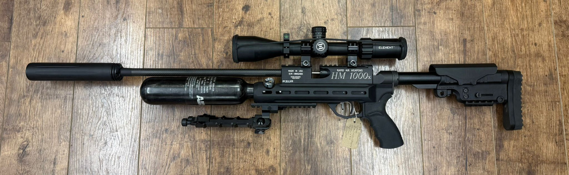 8637 – PRIVATE SALE  Item number 8637 Second hand .177  HM1000x