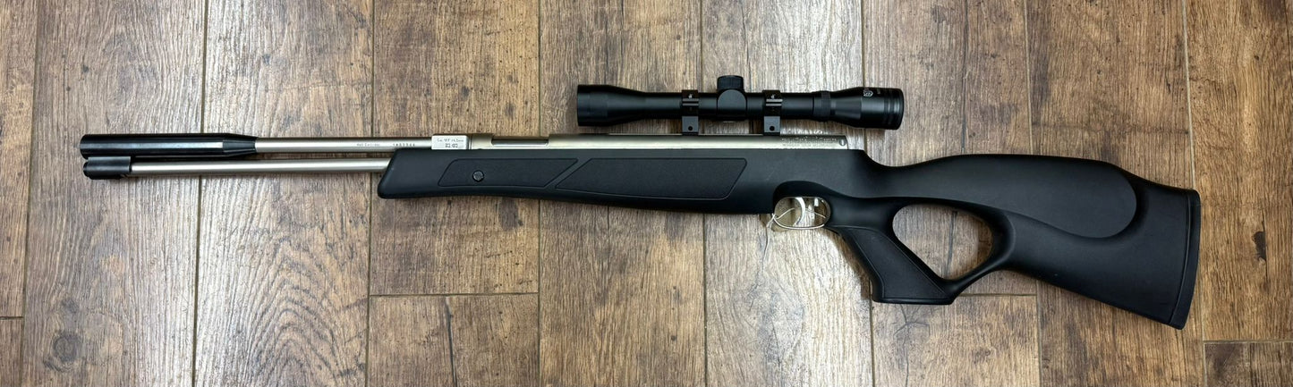 8662 – Item number 8662 Second-hand .177 Weihrauch HW97 backline silver edition